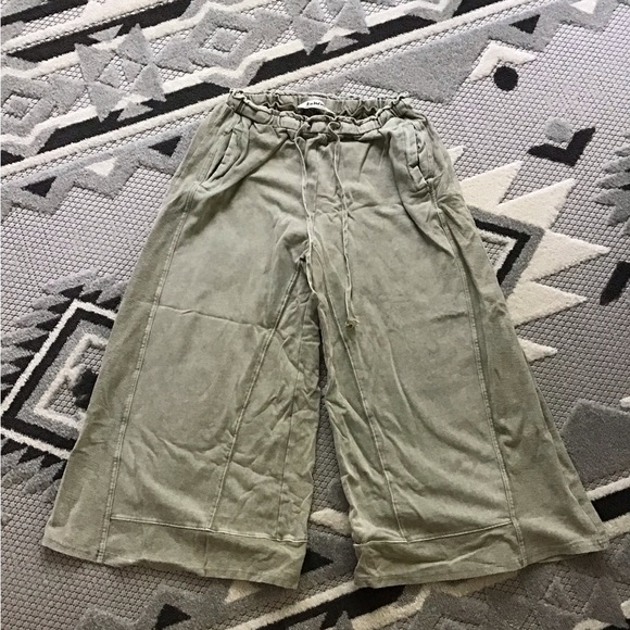 Three Bird Nest Pants - Three Bird Nest Olive Drawstring Pants